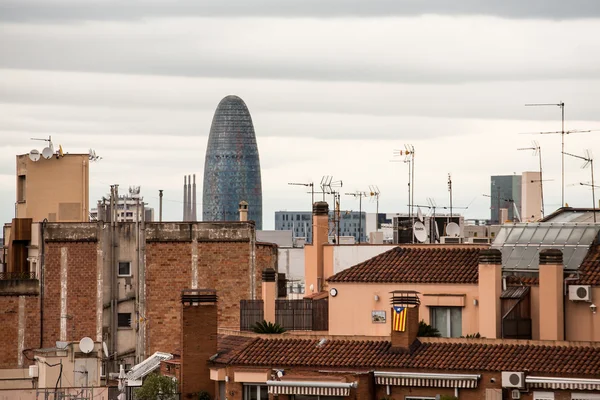 Torre Agbar en Barcelona — Foto de Stock