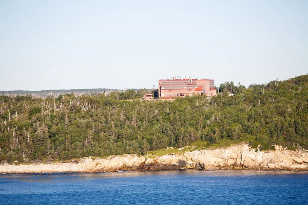 红砖工业上加拿大海岸的建筑物 — 图库照片