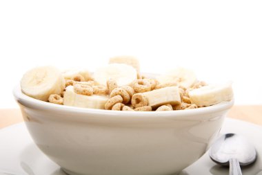 tost yulaf gevreği tarafından gelen muz ile