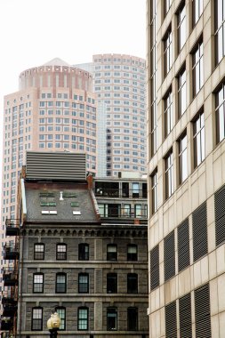 eski ve modern boston binalar