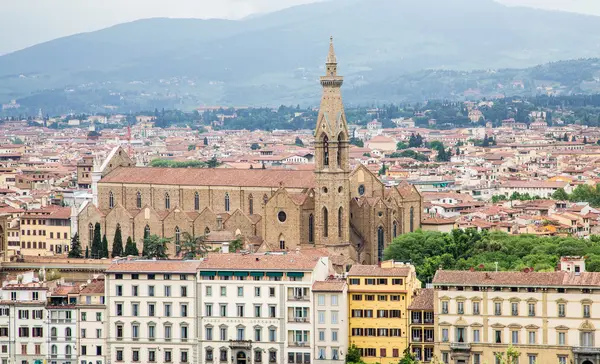 Chiesa con Campanile a Firenze — Foto Stock