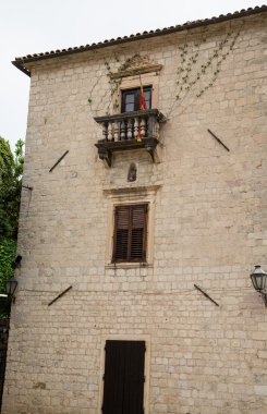 eski Karadağ taş bina üzerinde çekim