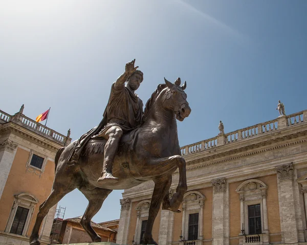 Marcus Aurelius Heykeli — Stok fotoğraf