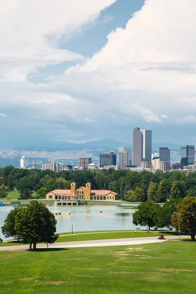 Storm wolken boven denver — Stockfoto