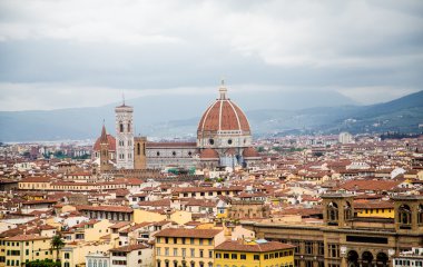 Il duomo yukarıdan Floransa