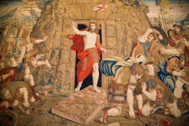 Tapestry of the Resurrection clipart