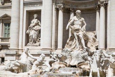 Neptune closeup trevi üzerinde