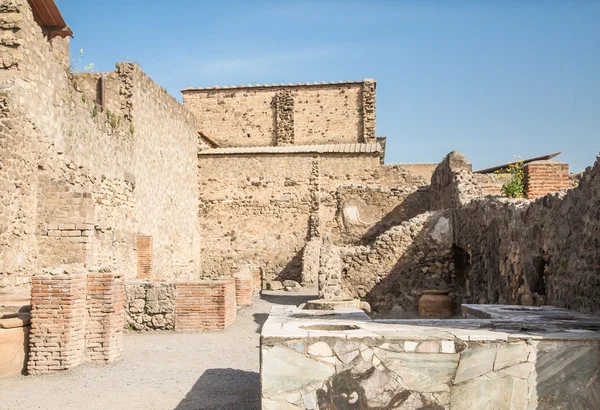 Kök i gamla hem i Pompeji — Stockfoto