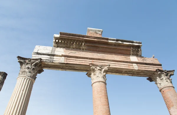 Μόνιμες στήλες στην Πομπηία — Φωτογραφία Αρχείου