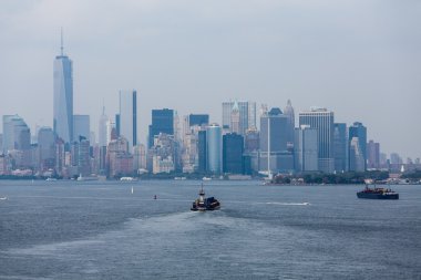 new York'a doğru hareket endüstriyel gemiler