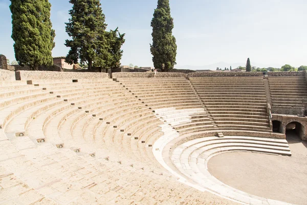 Αμφιθέατρο στην αρχαία Πομπηία — Φωτογραφία Αρχείου