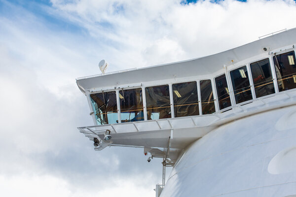 Captains Bridge on Cruise Ship