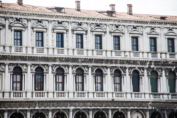 Old Balconies and Windows on Ancient Church — Stock Photo, Image