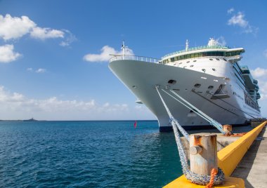 Baba ve cruise gemi halatı