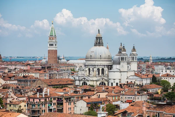 Church Domes and Saint Marks Tower — Stock Photo, Image