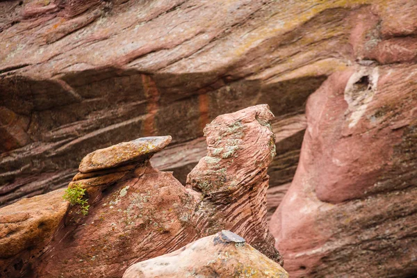 Formations on Red Rock Boulders — Stock Photo, Image