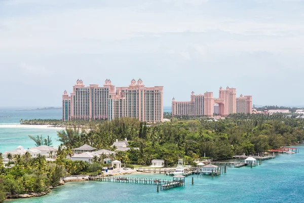 Roze resorts in Bahama 's — Stockfoto