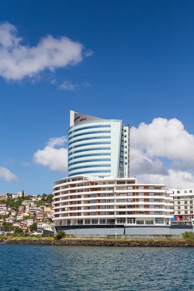 Curvo moderno Hotel Resort en Martinica —  Fotos de Stock