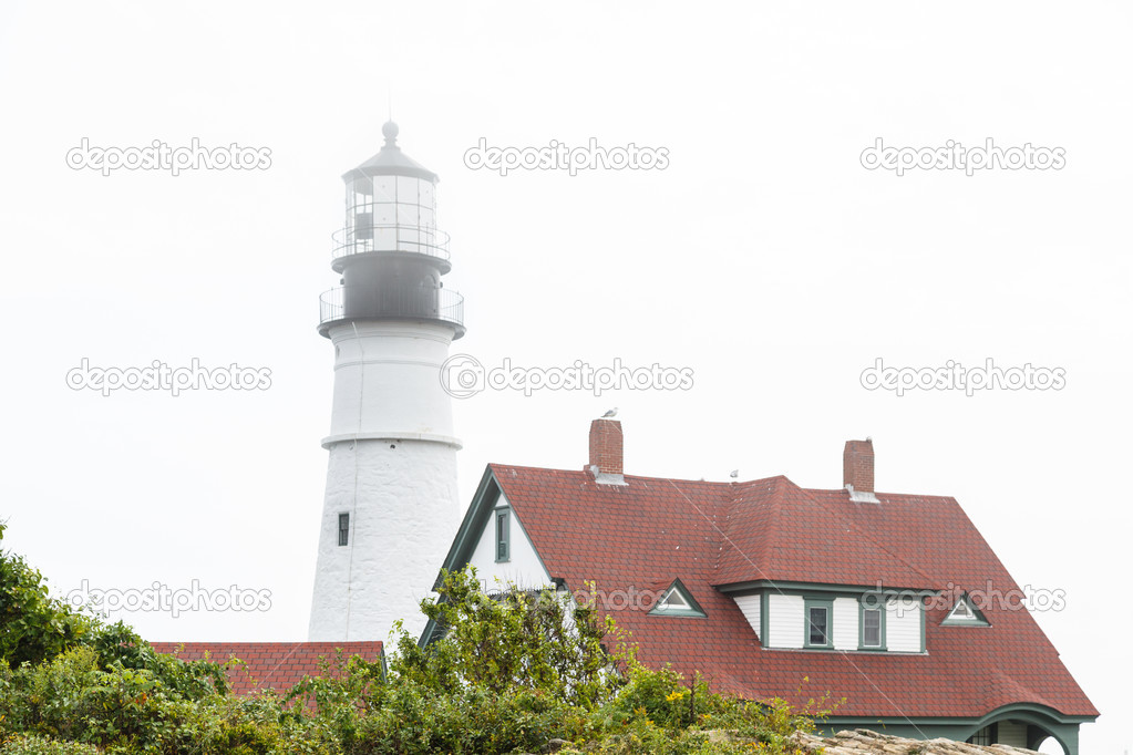 Keepers Roof and Portland Head Lighthouse
