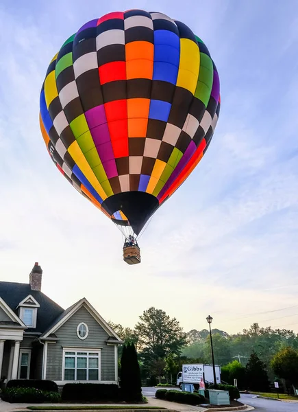 Ballong över klubbhuset — Stockfoto