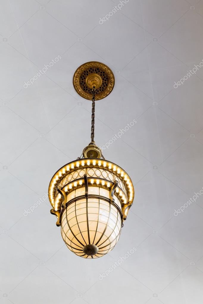 Old Fashioned Ceiling Lamp Stock Photo by ©dbvirago 51570621