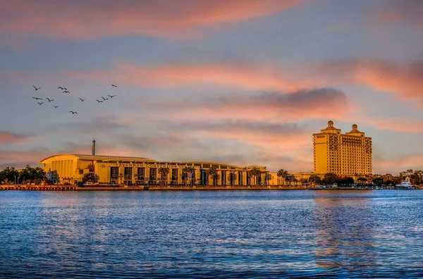 Centro Congressi Savannah al tramonto — Foto Stock