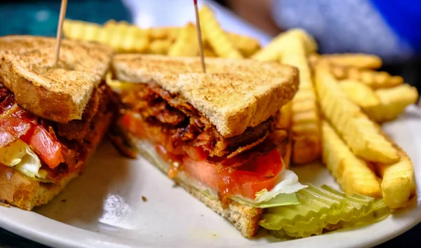 BLT and French Fries — Stock Photo, Image