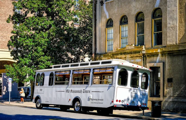 옛 사바나 관광버스 — 스톡 사진