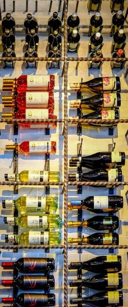 Rack of Wine Bottles — Stock Photo, Image