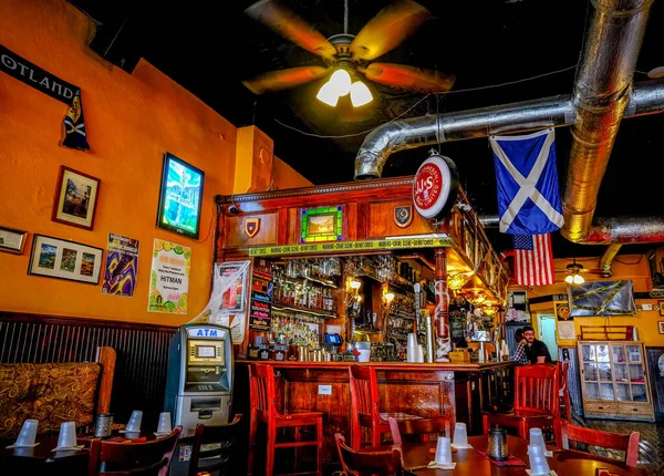 Interior of Irish Pub in Savannah — Fotografia de Stock