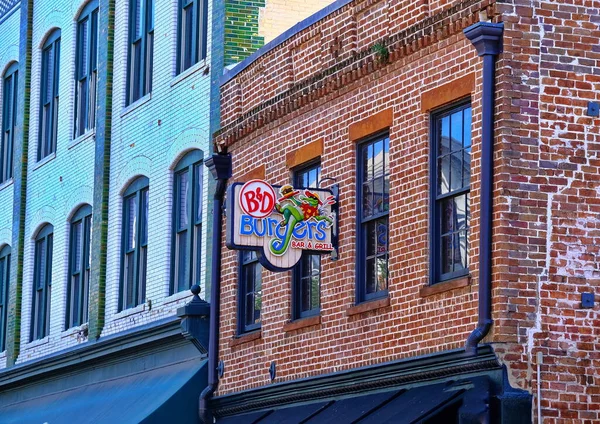 B and D Burgers in Savannah — Stock Photo, Image