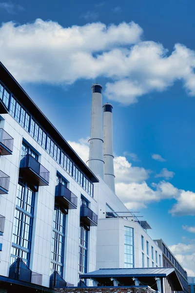 Old Plant Riverside Building i Savannah – stockfoto