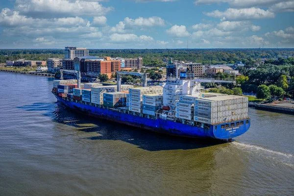 Savannah 'daki Maersk NIagara — Stok fotoğraf