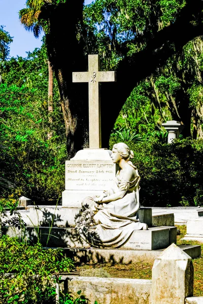 Ornate Grave by Civiletti Palermo 1879 — Stock Photo, Image