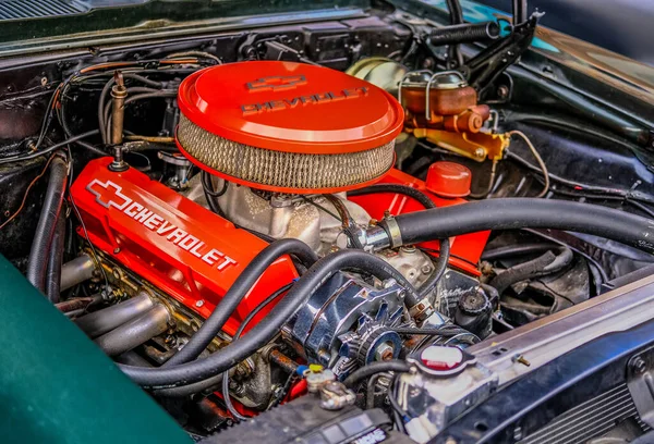 Grote Chevy v8 motor — Stockfoto