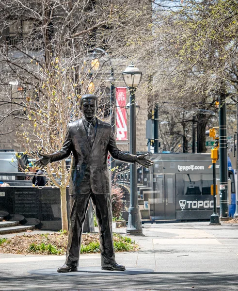 Estatua de Andrew Young en Atlanta Park — Foto de Stock