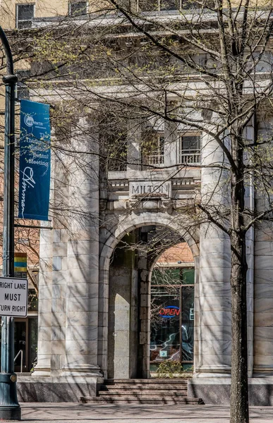 Atlanta Georgia March 2022 Carnegie Education Pavilion Marble Beaux Arts — Stockfoto