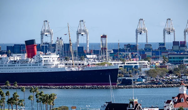 Long Beach California April 2022 Long Beach Known Its Waterfront — Foto Stock