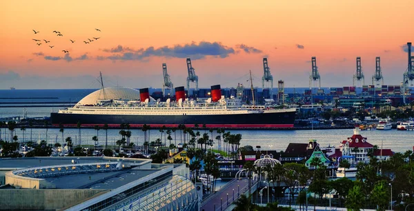 Long Beach California April 2022 Long Beach Known Its Waterfront — Stockfoto