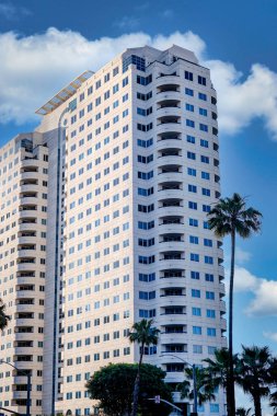 LONG BEACH, CALIFORNIA - April 21, 2022: Long Beach is known for its waterfront attractions, including the Queen Mary. Multiple sports will be held in Long Beach during the 2028 Summer Olympics.