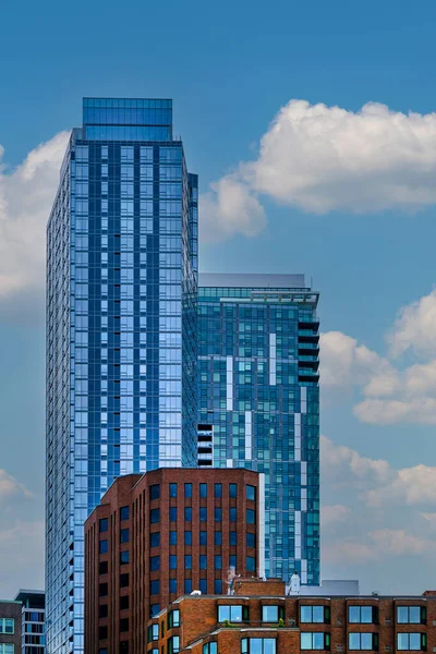Blue Glass Office Towers Seattle — Zdjęcie stockowe