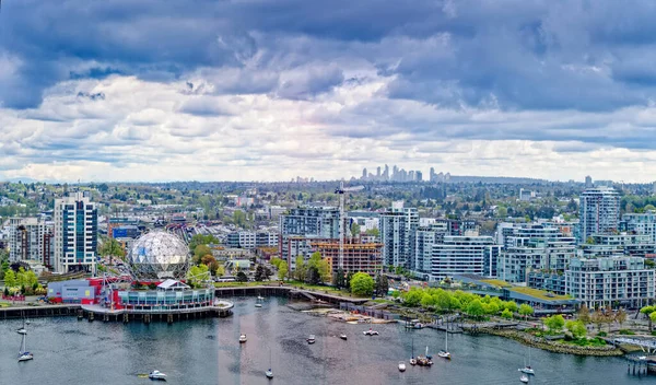 Vancouver British Columbia Nisan 2022 Bilim Dünyası False Creek Vancouver — Stok fotoğraf