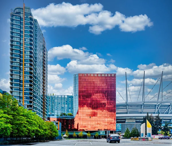 Vancouver British Columbia April 2022 Vancouver Bustling West Coast Seaport — Stockfoto