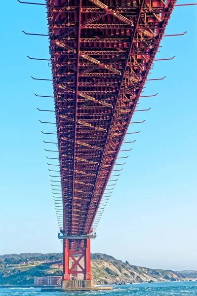 San Francisco California April 2022 Golden Gate Bridge Suspension Bridge — Photo