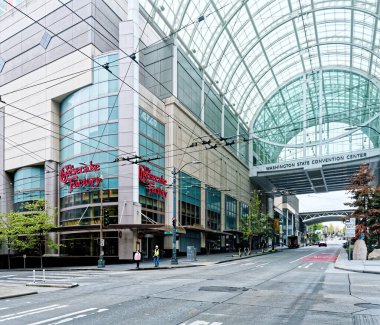 SEATTLE, WASHINGTON - May 2, 2022: In addition to technology, Seattle has a thriving tourism industry. Since the middle 90s, Seattle has experienced significant growth in the cruise industry.