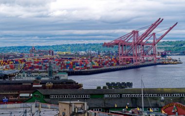 SEATTLE, WASHINGTON - May 2, 2022: In addition to technology, Seattle has a thriving tourism industry. Since the middle 90s, Seattle has experienced significant growth in the cruise industry.