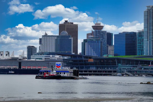 Vancouver British Columbia April 2022 Vancouver Bustling West Coast Seaport — Stockfoto