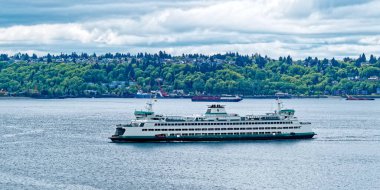 SEATTLE, WASHINGTON - May 2, 2022: In addition to technology, Seattle has a thriving tourism industry. Since the middle 90s, Seattle has experienced significant growth in the cruise industry.