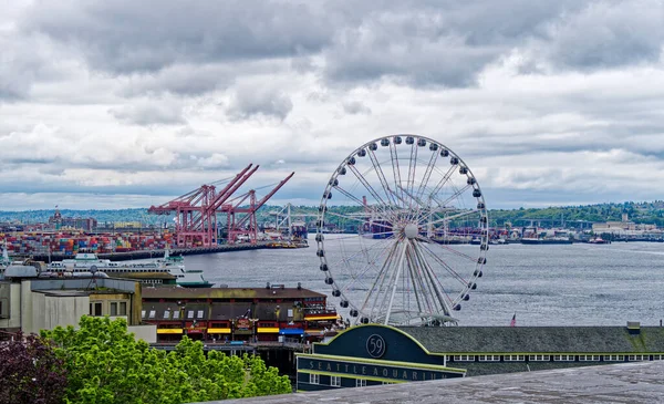 Seattle Washington May 2022 Addition Technology Seattle Has Thriving Tourism — Foto Stock