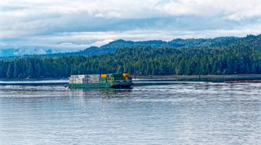 KETCHIKAN, ALASKA - May 26, 2022: Ketchikan is the southeasternmost city in Alaska, with a population of 8000. Cruise ships make over 500 stops bringing more than a million visitors to Ketchikan.